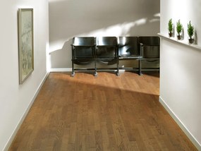 Parquet massello 1S in rovere naturale spazzolato natura sp. 10/10 mm 1.89 m²