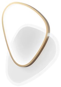 Plafoniera LED Ayrton Ø 42 cm dorato IP20, 4600 lumen LUCE AMBIENTE DESIGN