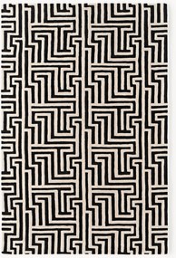 Tappeto in lana fatto a mano a pelo lungo-corto Monty