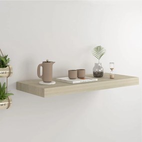 Scaffale a parete rovere 60x23,5x3,8 cm in mdf