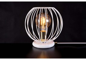 Lampade Da Scrivania Contemporaneo Omoikane Acciaio Bianco 1 Luce E27 Ip20