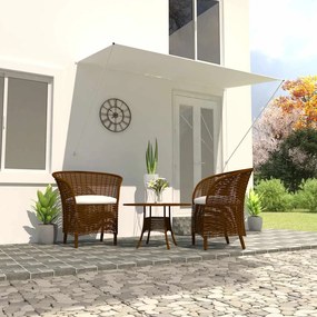 Tenda Da Sole Retrattile 250x150 Cm Crema /
