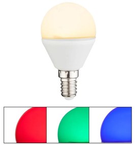 Lampadina LED RGBW dimmerabile ILLU E14/4,9W/230V 2700K + +TC - Globo 106750K