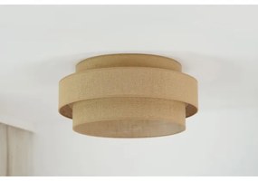 Brilagi - Plafoniera LED SPACE YUTE LED/12W/230V diametro 50 cm beige