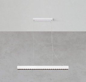 Lampadario LED bianco con paralume in metallo Plano – Markslöjd