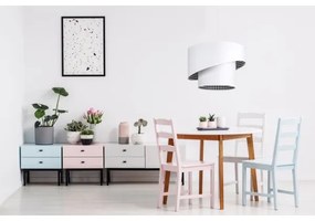 Lampadario su filo LORI 1×E27/60W/230V bianco