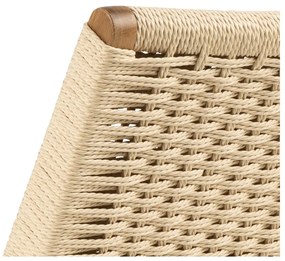 Poltrona con intreccio in colore naturale Carson - Actona