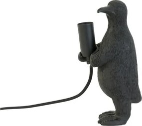 Lampada da tavolo nero opaco (altezza 24 cm) Penguin - Light &amp; Living