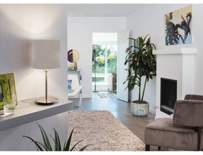 Eglo 54745 - Lampada da tavolo ANADIA 1xE14/40W/230V taupe/cromo opaco