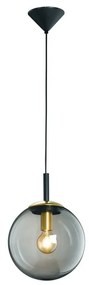 Lampada a sospensione in vetro nero , ø 25 cm Dini - Fischer &amp; Honsel