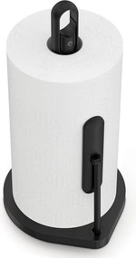 Porta asciugamani da cucina in acciaio nero opaco - simplehuman