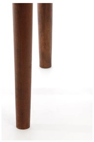 Tavolino rotondo in legno massiccio di acacia ø 49 cm Qiano - Light &amp; Living