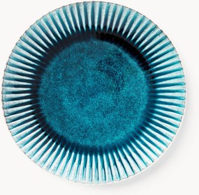 Set di 4 piatti piani Azur