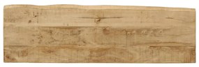 Tavolo consolle bordi vivi 105x33x76 cm legno massello di mango