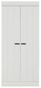 Armadio in pino bianco 77x175 cm Connect - WOOOD