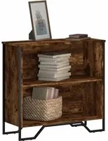 Libreria Rovere Fumo 80x31x74,5 cm in Truciolato 848621