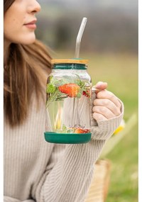 Barattolo con cannuccia 600 ml Fuori – Vialli Design