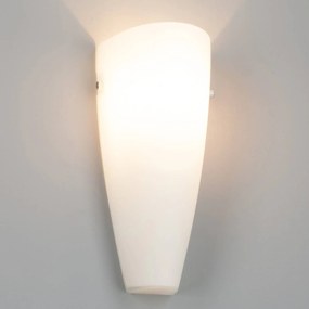Lindby Hermine - lampada da parete in vetro bianco