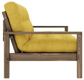 Divano letto giallo 205 cm Knob - Karup Design