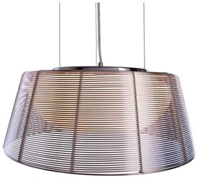 Deko-Light 342031 - Lampadario a sospensione con filo FILO 3xE27/60W/230V diametro 39 cm argento