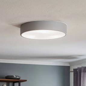 TEMAR LIGHTING Plafoniera Cleo 400, IP54, Ø 40 cm grigio