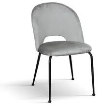 RENY - sedia moderna in velluto cm 49 x 44 x 82 h