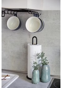 WENKO 53256100 - Porta asciugamani da cucina 12,5x32,5 cm nero