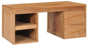 Tavolino Da Salotto 90x50x40 Cm İn Legno Massello Di Teak /