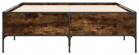 Giroletto rovere fumo 140x200 cm in legno multistrato metallo