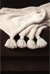 Copriletto marrone chiaro in micropile 160x200 cm Puffy – Mijolnir