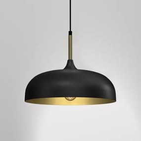 Brilagi - Lampadario a sospensione con filo ABRAHAM 1xE27/60W/230V diametro 35 cm nero