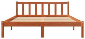 Giroletto marrone cera 150x200 cm in legno massello di pino