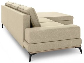 Divano letto angolare beige, angolo destro Planet - Windsor &amp; Co Sofas
