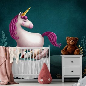 Carta da parati autoadesiva – Unicorno fiabesco