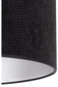 Duolla - Lampadario a sospensione con filo LYON 1xE27/15W/230V diametro 40 cm nero