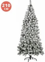 Albero Natale 210 cm innevato Kenya