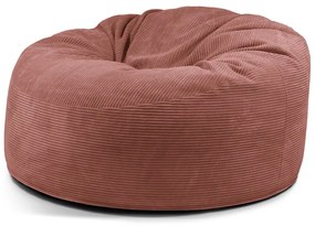 Puof a sacco color mattone con rivestimento in velluto a coste Om 135 – SLOWDOWN