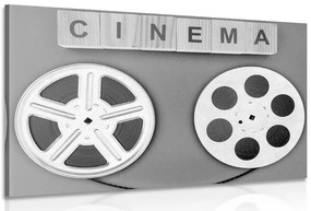 Quadro su tela – Pellicola cinematografica in bianco e nero