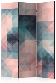 Paravento Pixels (Green and Pink) [Room Dividers]