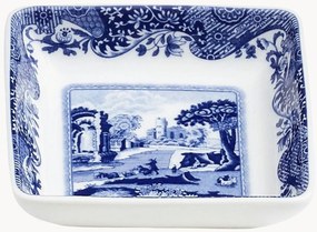 Set di 4 piatti quadrati in porcellana Blue Italian