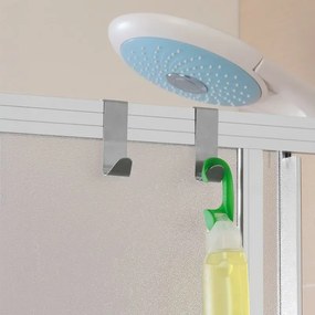 Set appendini in acciaio satinato multiuso con libera installazione