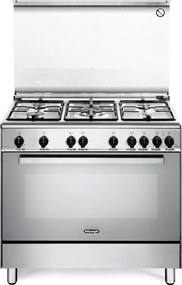 Cucina a gas con forno DE'LONGHI DGVX 96 SG inox L 96 x P 69 cm