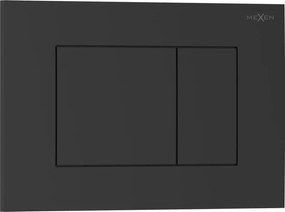 Mexen Tex 02 pulsante di scarico, nero opaco - 6102-02