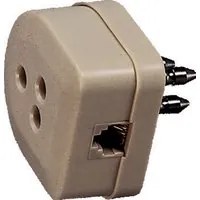 10pz fme art. 22.170 spina + presa plug 6-4c x telefono 5763