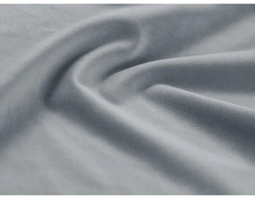 Divano azzurro allungabile e con contenitore con rivestimento in velluto 235 cm Kyoto – Cosmopolitan Design