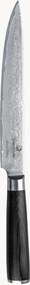 Coltello da carne in acciaio damascato con manico in legno Pakkawood Limited Edition