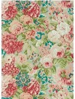 Sanderson Carta da parati Rose and Peony - Blue Clay/ Carmen Lt
