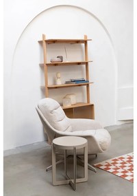 Poltrona da relax beige girevole Philly – Zuiver