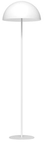 Piantana Moderno Demetra Acciaio Bianco 1 Luce E27 Ip20