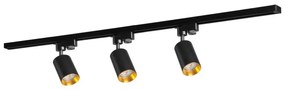 Faretto per sistema a binario MARIBEL 3xGU10/10W/230V +1 m rotaia sistema